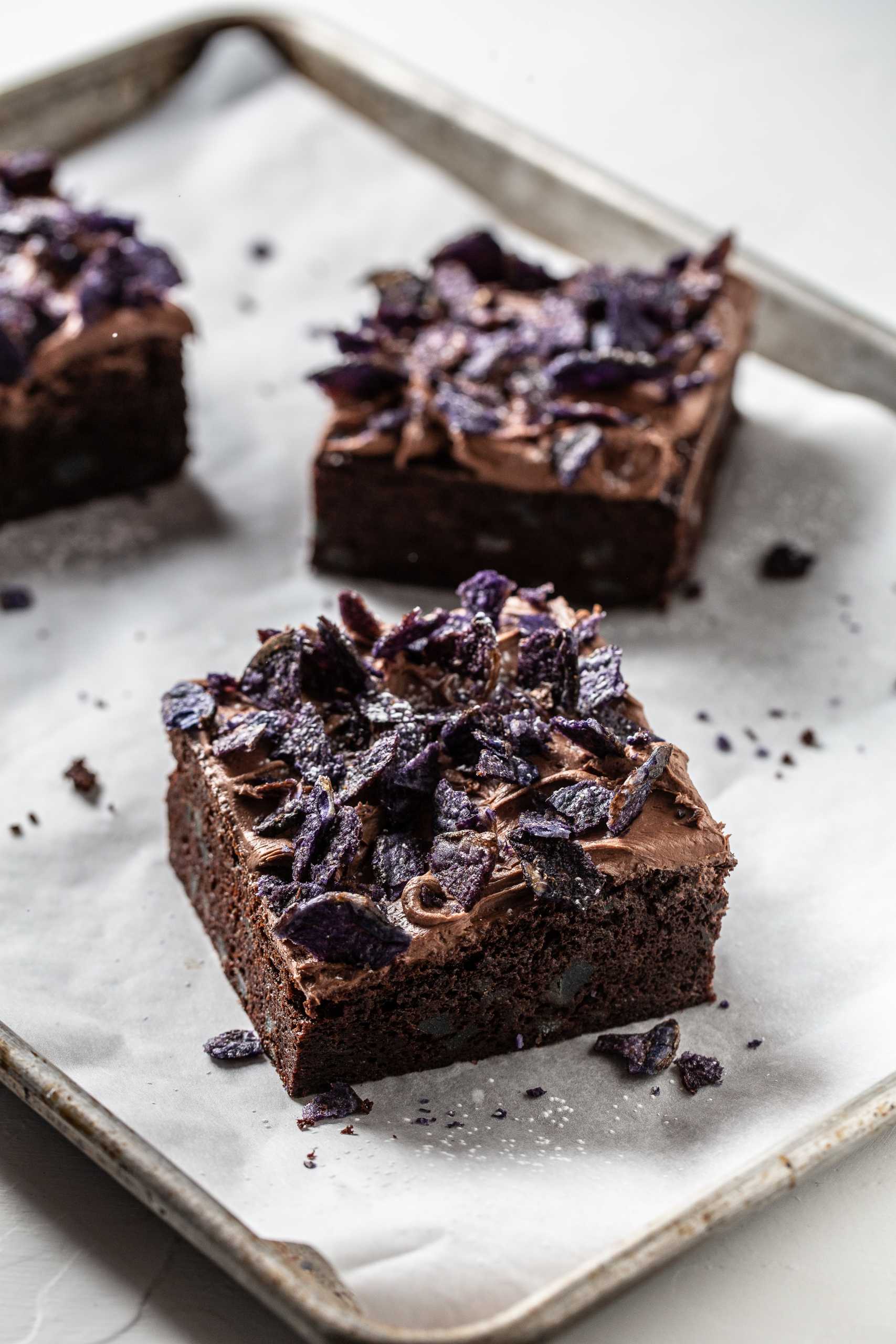 Purple Potato Brownies – DelicioUS!