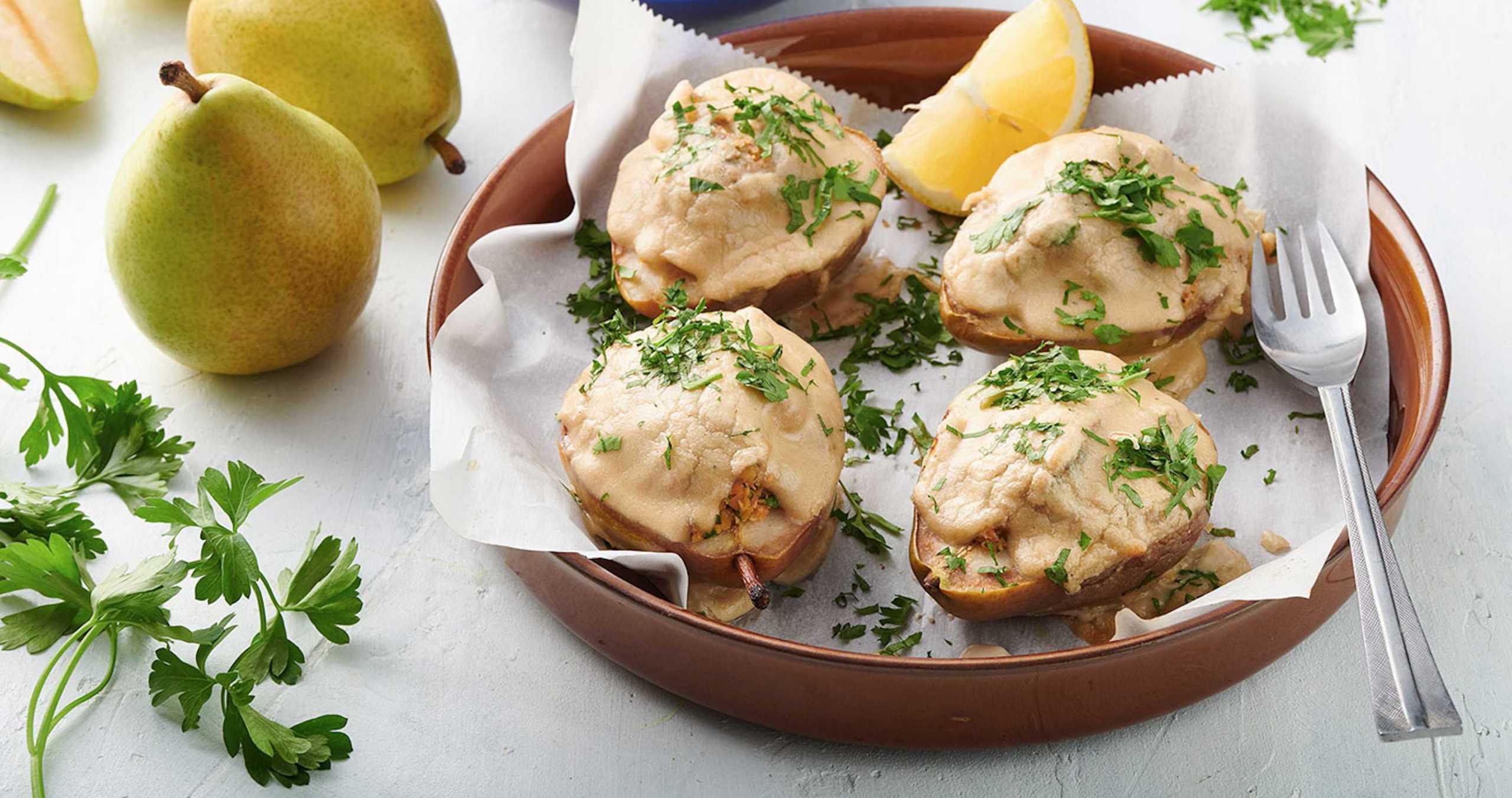 Pear Falafel and Walnuts – DelicioUS!