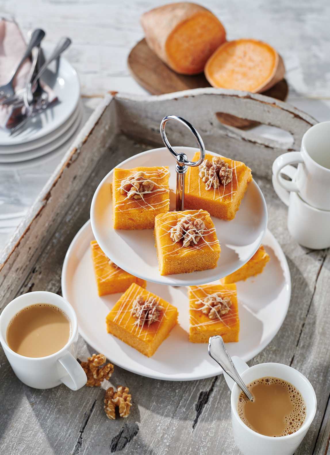 Sweet Potato Chocolate Blondies – DelicioUS!