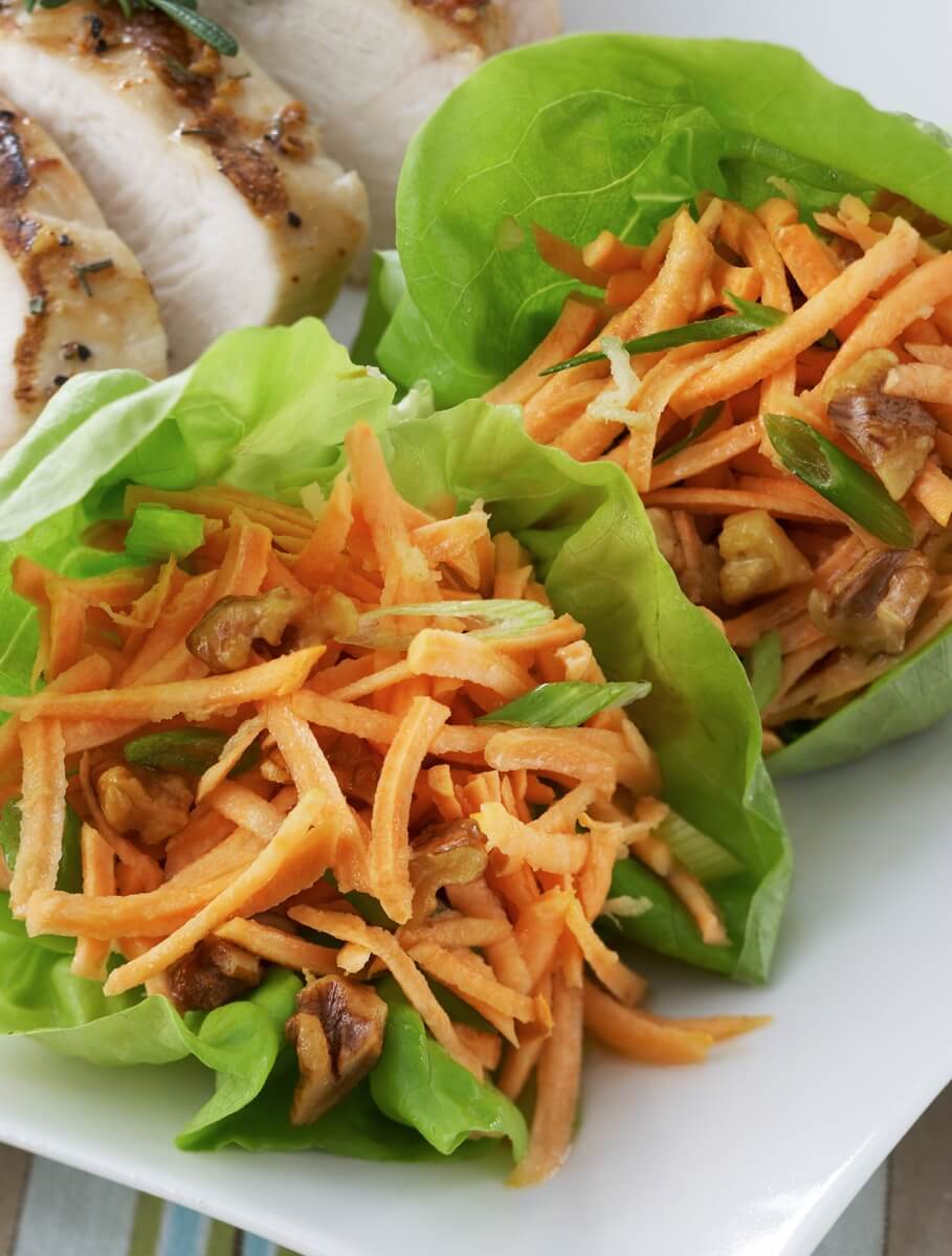 Sweetpatato Cabbage Salad with Ginger – DelicioUS!