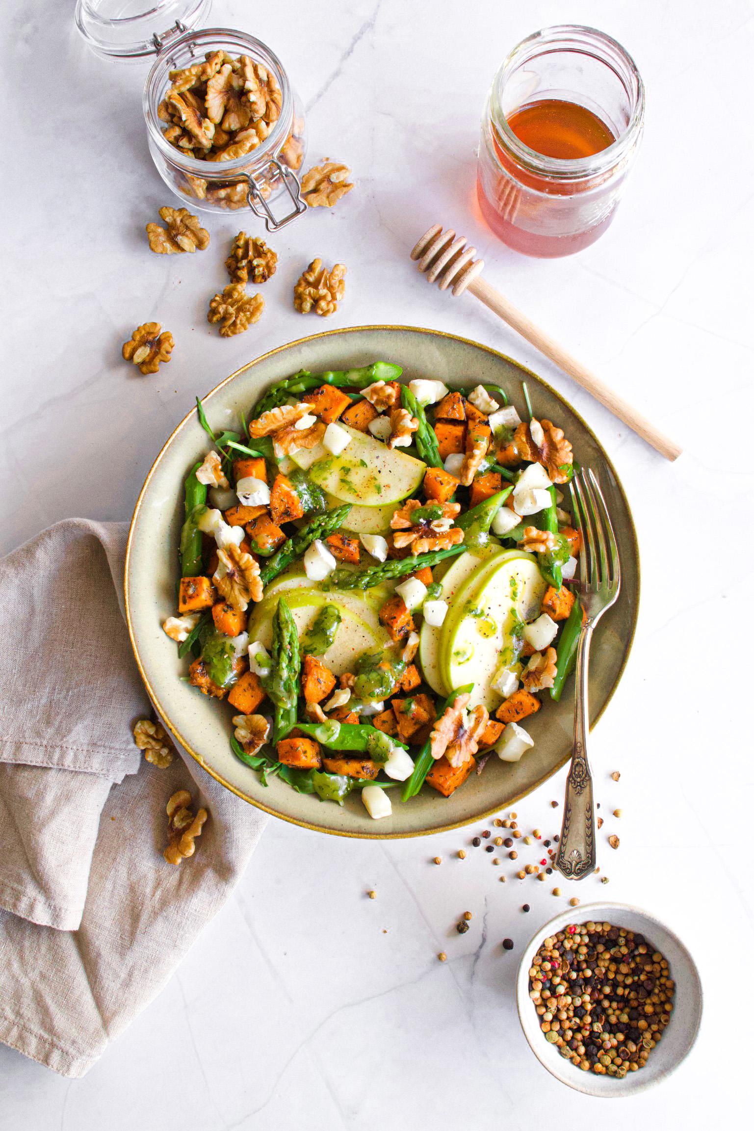 Sweet Potato Asparagus Salad – DelicioUS!