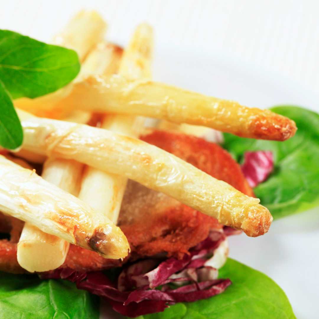 Breaded White Asparagus with Parmesan Crust from the Airfryer – DelicioUS!